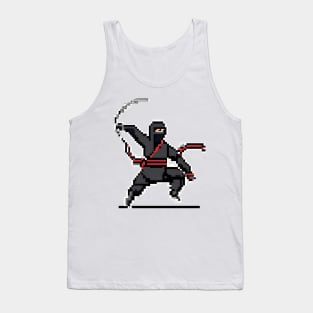 Pixel Ninja 3 Tank Top